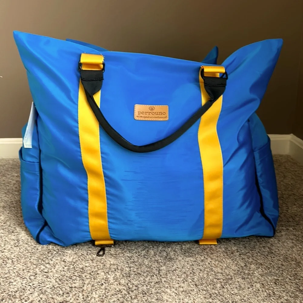 Brand New! Blue Perrouno Travel Dog Bed!